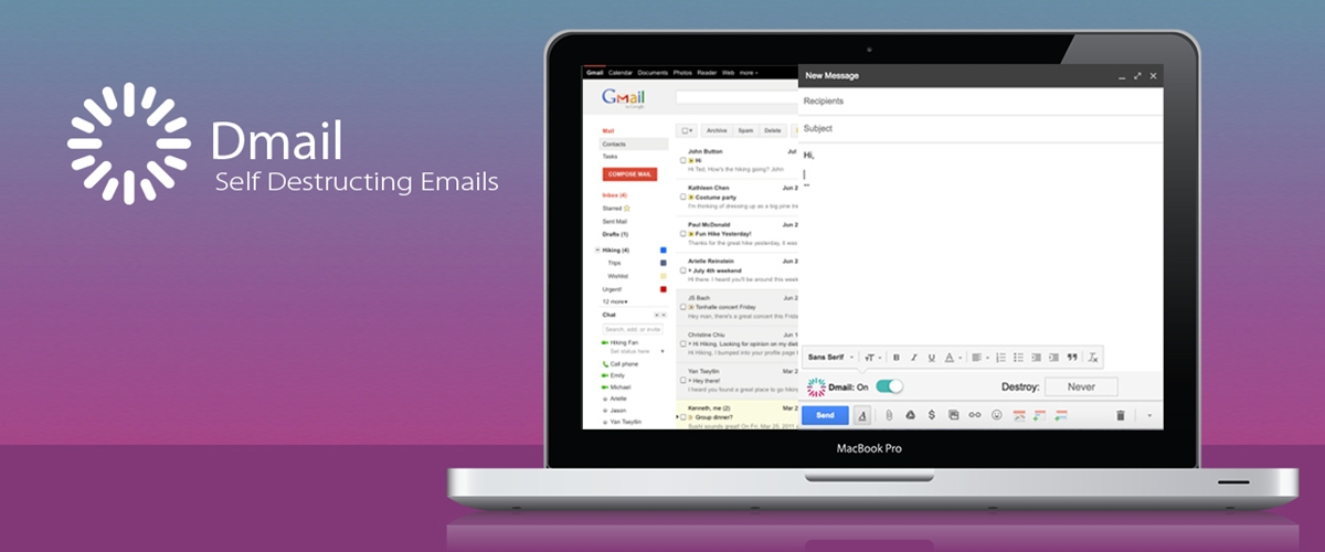La nueva moda : Correos que se “autodestruyen”