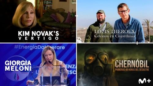 Movistar Plus+ estrena documentales sobre Chernóbil, Giorgia Meloni y Kim Novak en abril