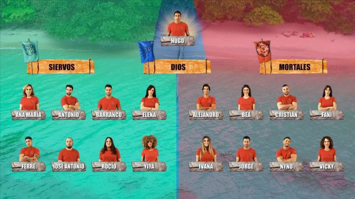 Así ha quedado la composición de grupos tras la primera gala de 'Supervivientes 2020'