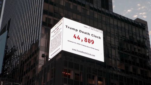 Un cineasta crea el 'reloj de las muertes de Trump'
