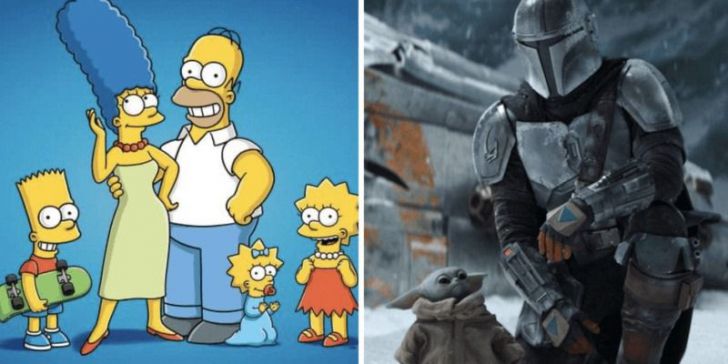 'Los Simpsons' superan en visualizaciones a 'The Mandalorian' en 2020