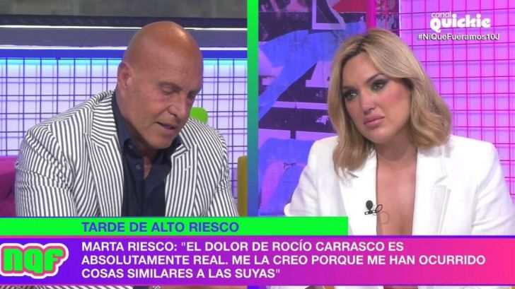 El nuevo 'Sálvame' consigue lo imposible: Marta Riesco pide perdón a Rocío Carrasco en 'Ni que fuéramos shhh'