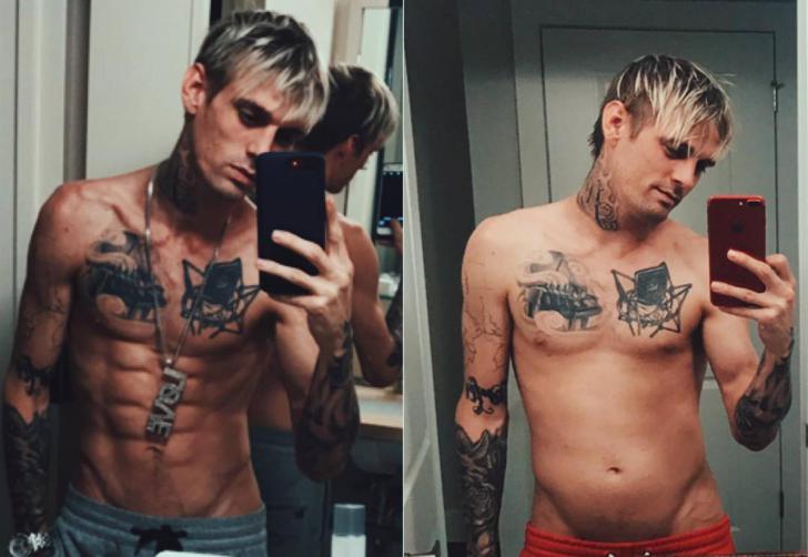 Así ha cambiado Aaron Carter...