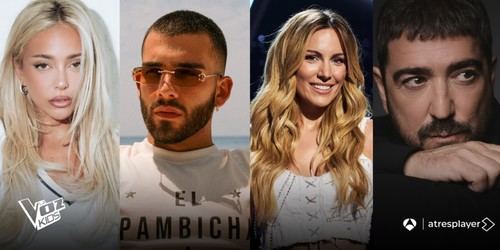 Ana Mena, Manuel Turizo, Edurne y Antonio Orozco se suman como coaches de 'La Voz Kids' en Antena 3