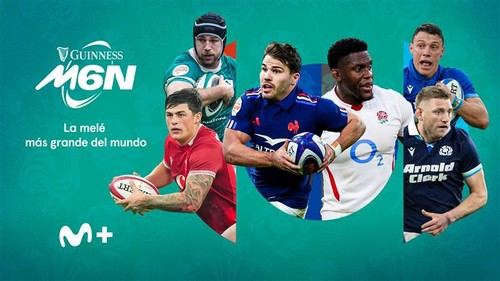 Comienza el Seis Naciones de Rugby 2026 en Movistar Plus+