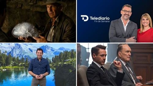 La 1 se consolida como la cadena más vista el fin de semana con un 11,5% de audiencia