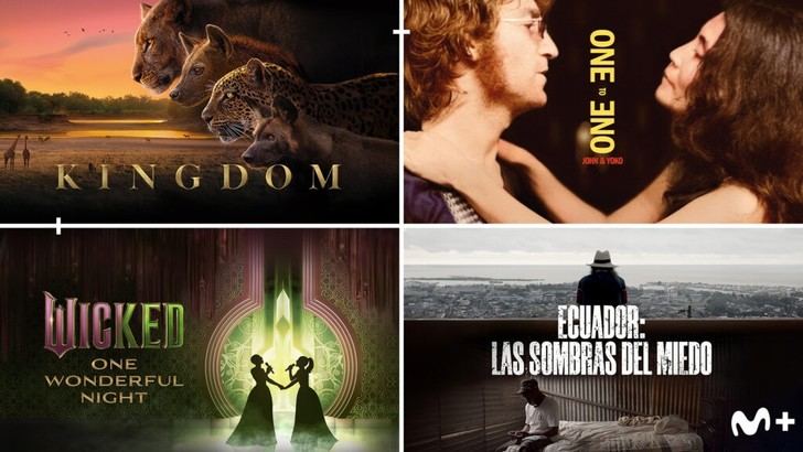 Nuevos estrenos en noviembre: 'Kingdom', 'Wicked' y el último concierto de John Lennon en Movistar Plus+