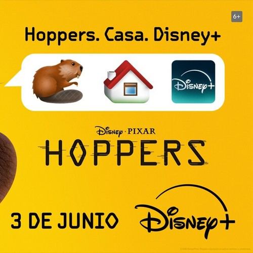 "Hoppers, la nueva película de Disney y Pixar, se estrena en Disney+ el 3 de junio"