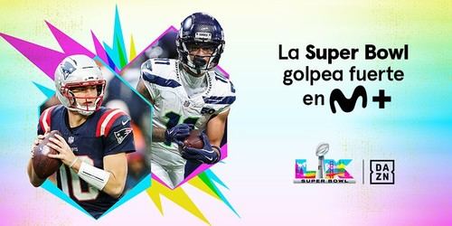Super Bowl LX 2026 se transmite en Movistar Plus+ y DAZN