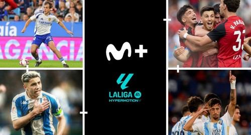 LALIGA HYPERMOTION llega a todos los usuarios de Movistar Plus+