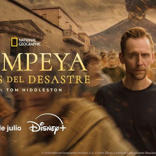Tom Hiddleston presenta la serie "Pompeya antes del desastre" en Disney+ el 23 de julio