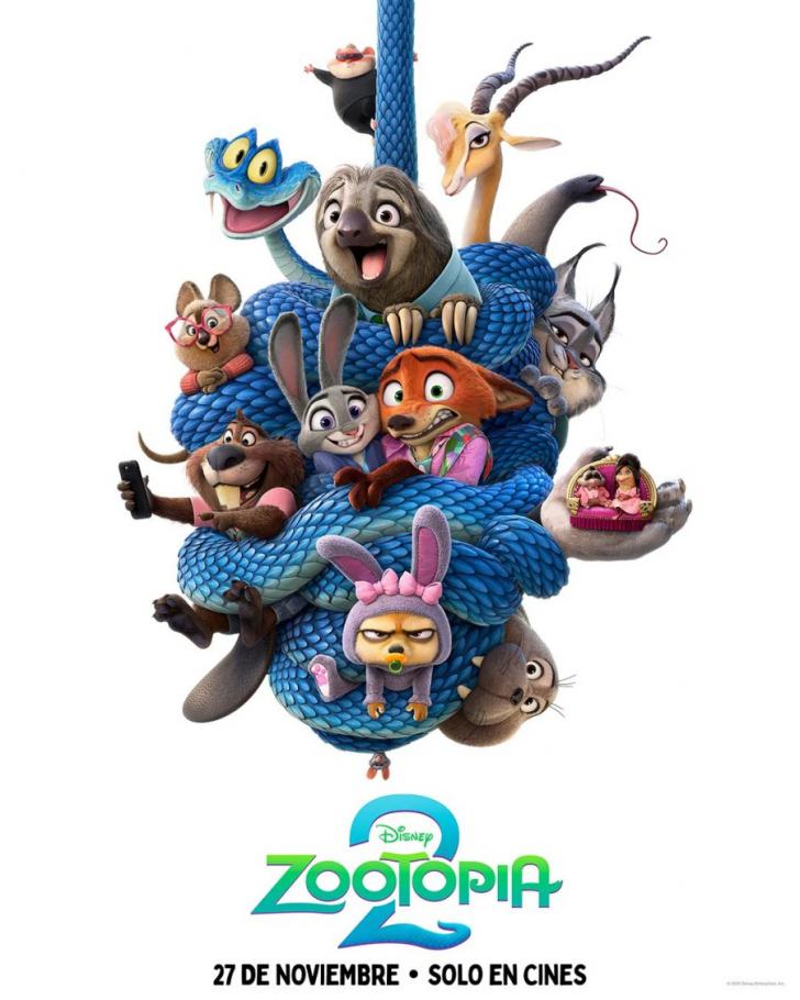 Estrellas de Disney se unen al elenco de Zootrópolis 2, que se estrena el 28 de noviembre
